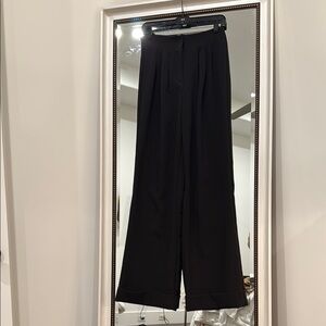 Nasty Gal Black Wide Leg Pants size 6